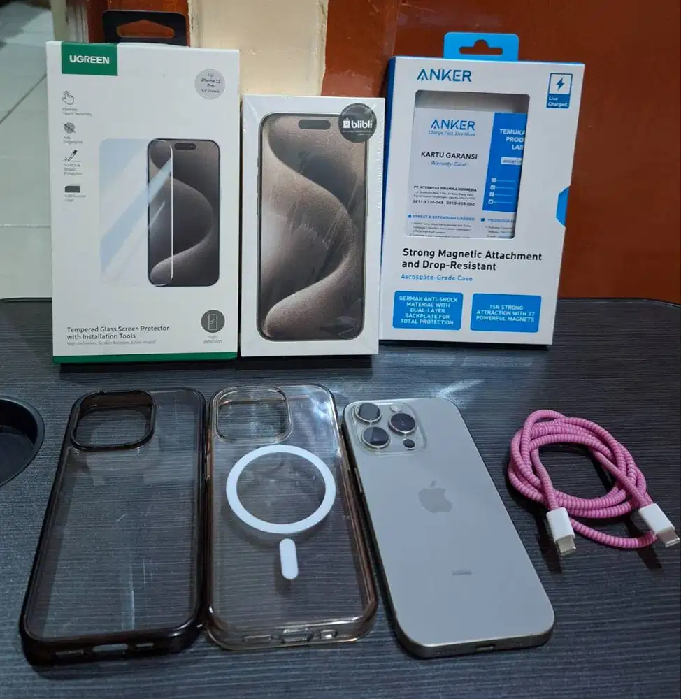 Iphone 15 Pro 128gb Resmi Fullset Mulus Murah Aja