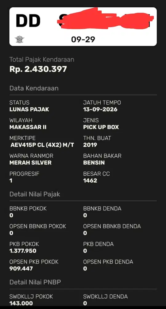 Suzuki Carry 2019 Bensin