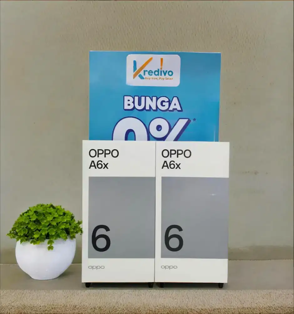 TERBARU OPPO A6X BISA KREDIT CICILAN MULAI 100RIBUAN