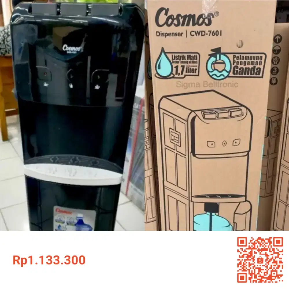 Dijual saja karena mau pindahan Dispenser Cosmos tipe CWD 7601