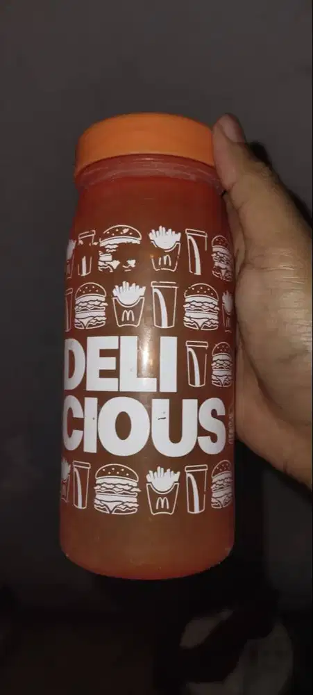 DIJUAL! TUMBLER ORANGE DELI CIOUS P3 P3 Q