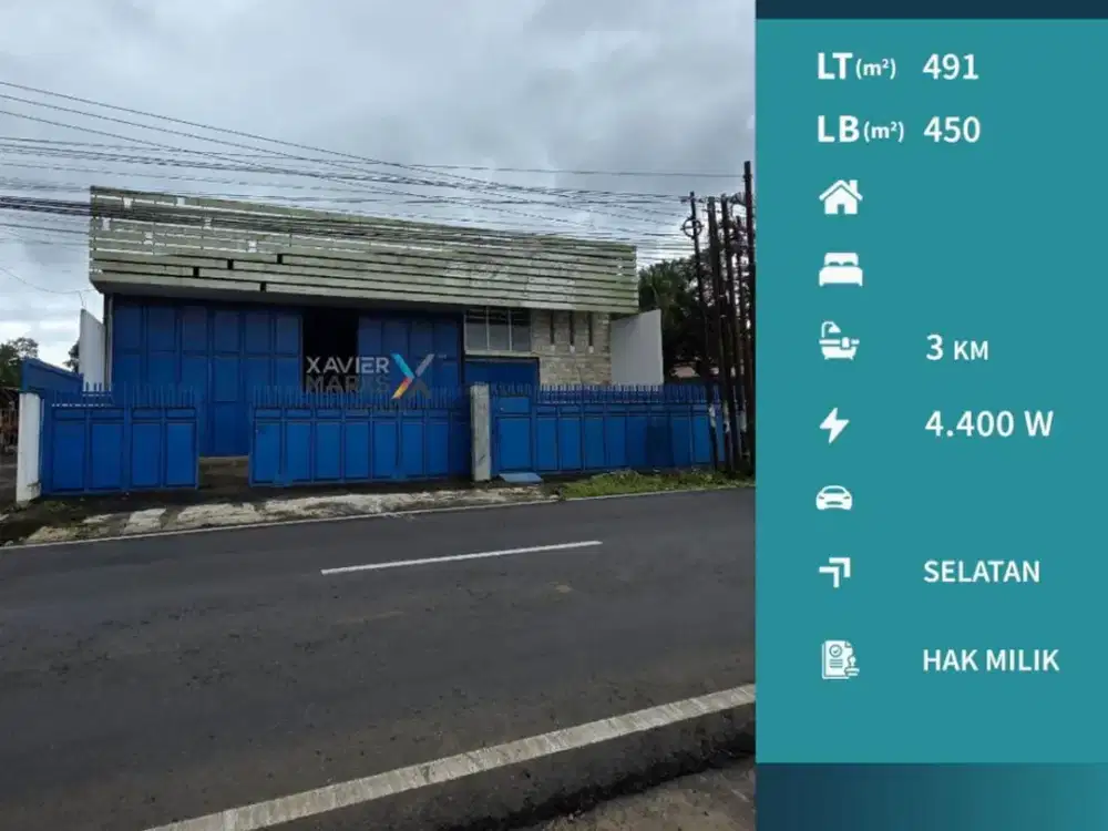 Disewakan Gudang Poros Jalan Raya Tlogowaru Kedungkandang Malang