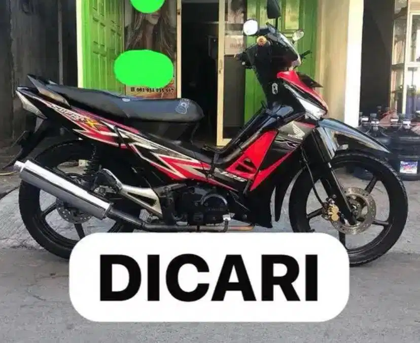Di Cari Supra X 125 Double Disk DD Tahun 2012 Ke Atas Supra X 2014