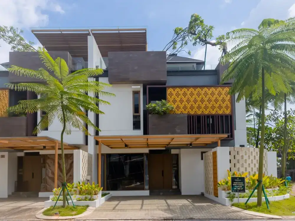Prestigious Rumah nuansa Bali Siap Huni memiliki Clubhouse sekelas Resort bisa freePPN 100%