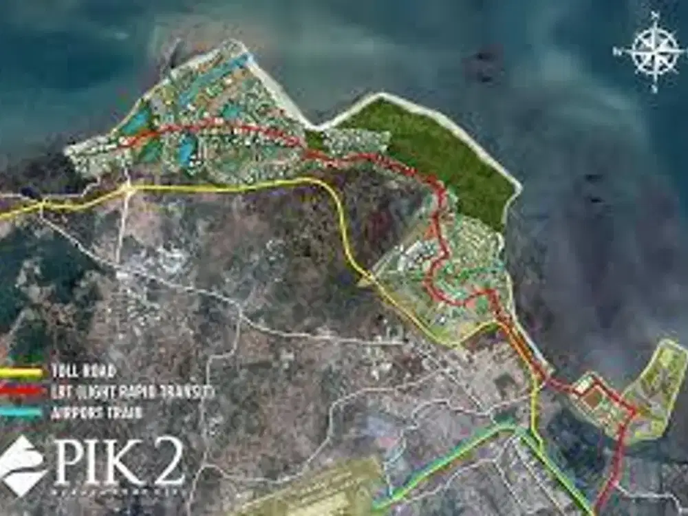 Disewakan Kavling Tanah Harga 65rb Brooklyn PIK 2