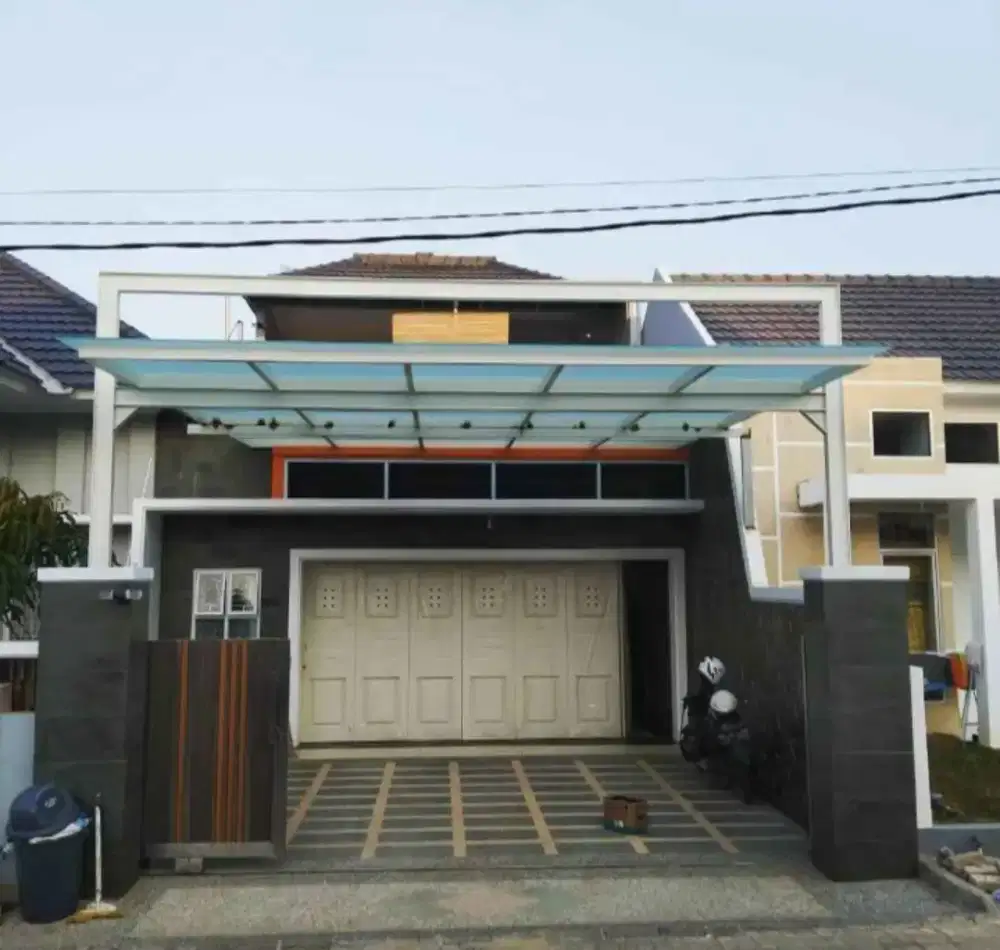 Canopy kaca tempered