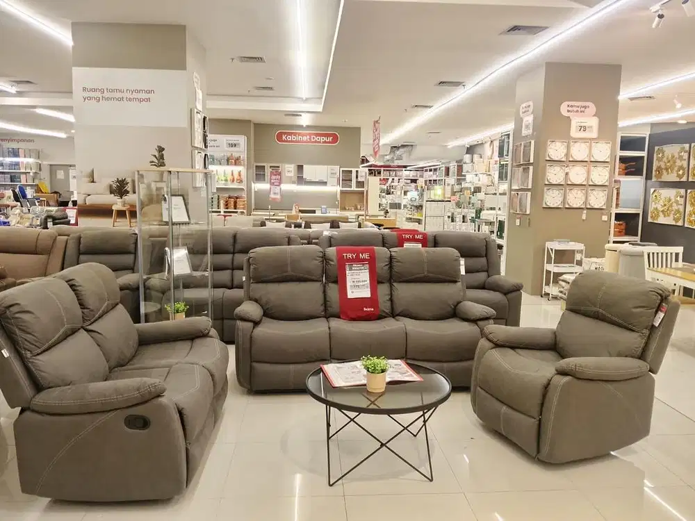 SOFA SET NATHAN RECLINER