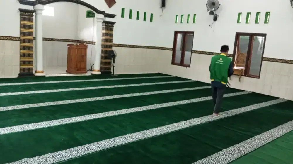 Tersedia Karpet sajadah Masjid import pembelian menyesuaikan kebutuhan