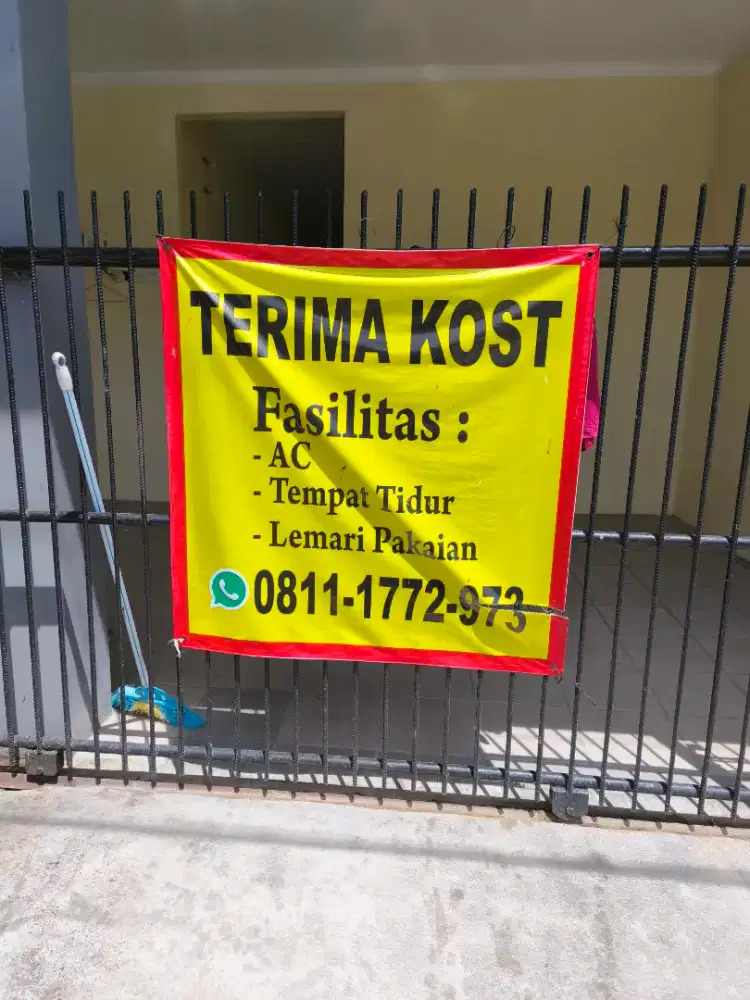 Disewakan kamar Kos