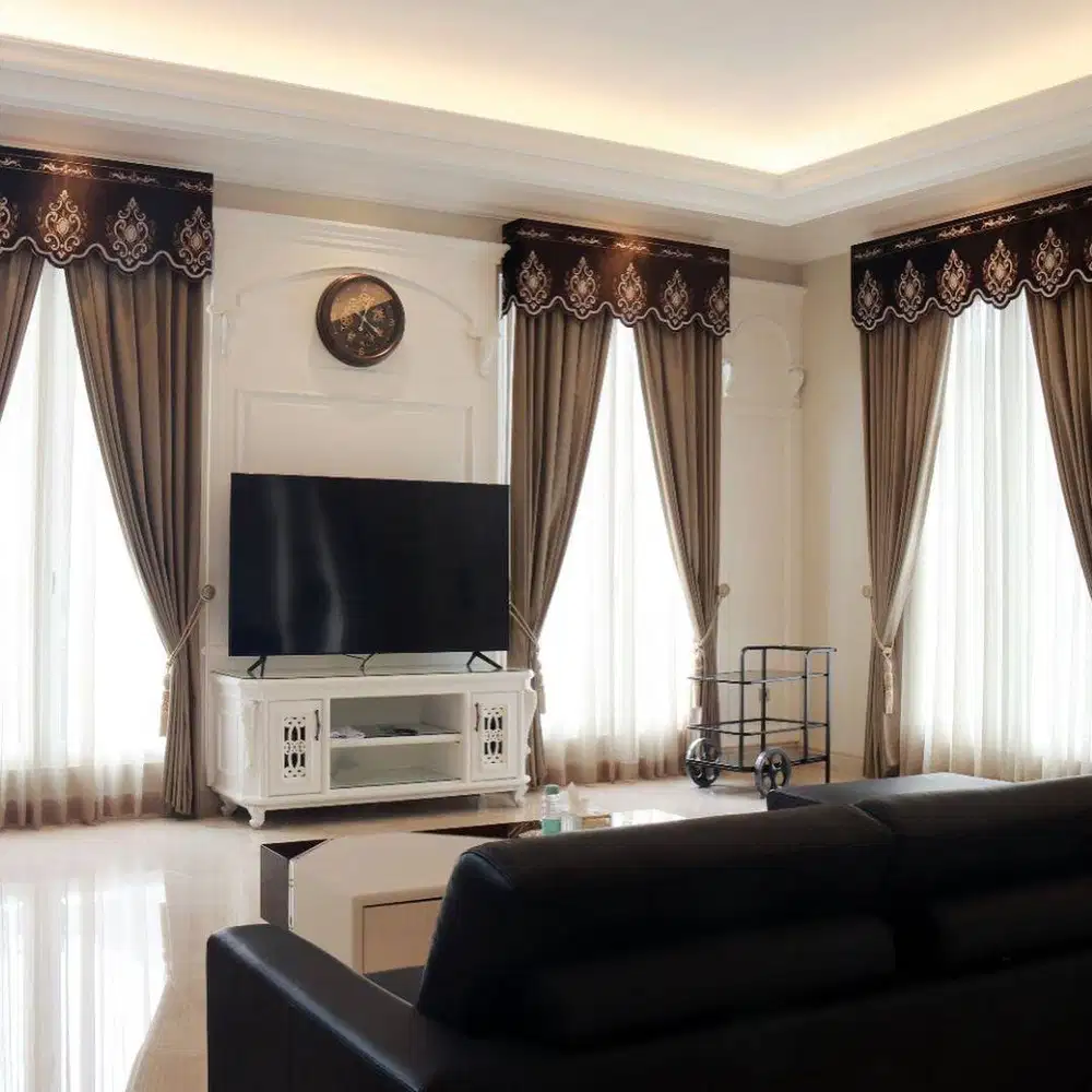 Penyedia Tirai Gorden Jendela Gordyn Mewah Hordeng Model Terbaru Murah