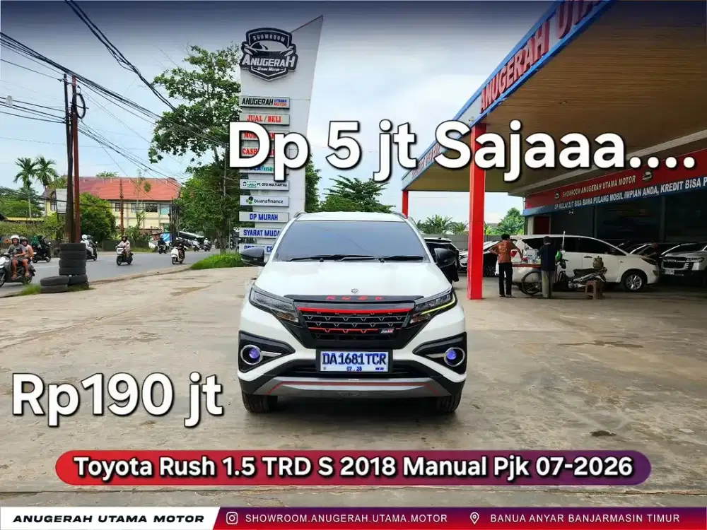 Dp5jt Rush TRD S 2018 Manual Pjk 07-2026