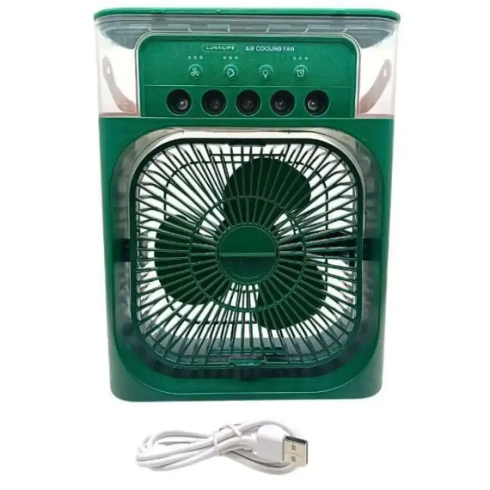 Kipas Mini Air Cooling Fan Hijau - Cocok untuk Anak Kos