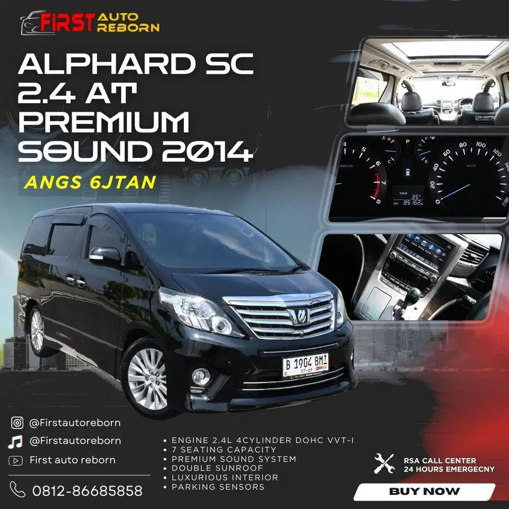 Alphard SC 2.4 at Premium Sound 2014 Black