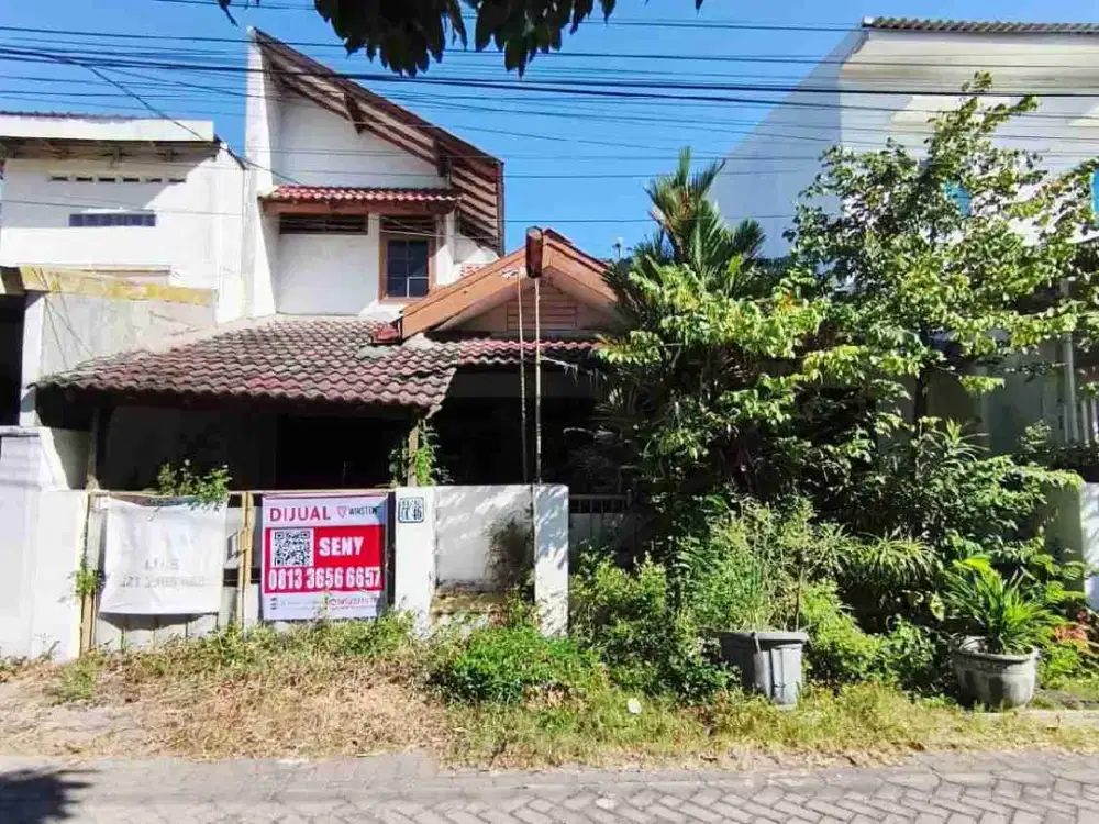 Jual Murah, Hitung Tanah, Rumah Sutorejo Tengah, row jalan 2,5Mobil