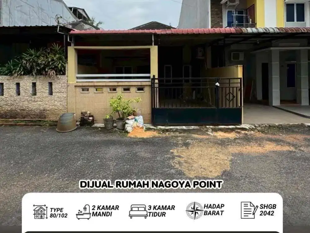 Dijual Rumah Nagoya point batam