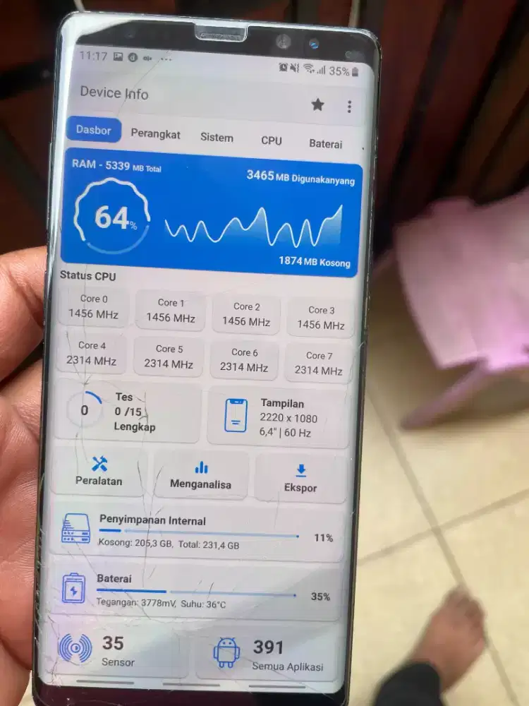 Ssmsung Note 8 8/256gb