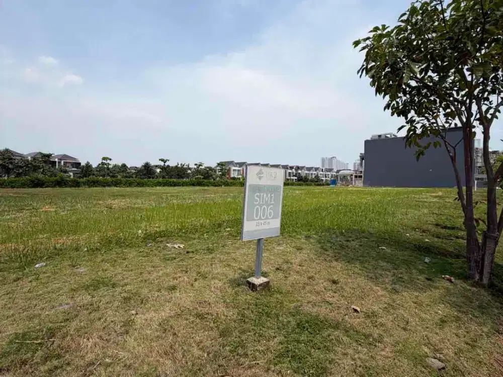 Tdk Wjb Bangun Kavling PIK 2 View Danau 1.125m2