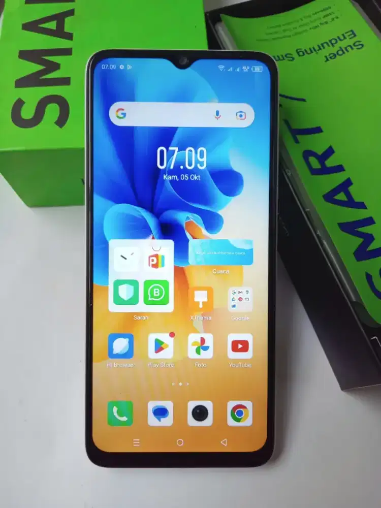 Infinix Smart 7 Ram 4+3/64 Fullset