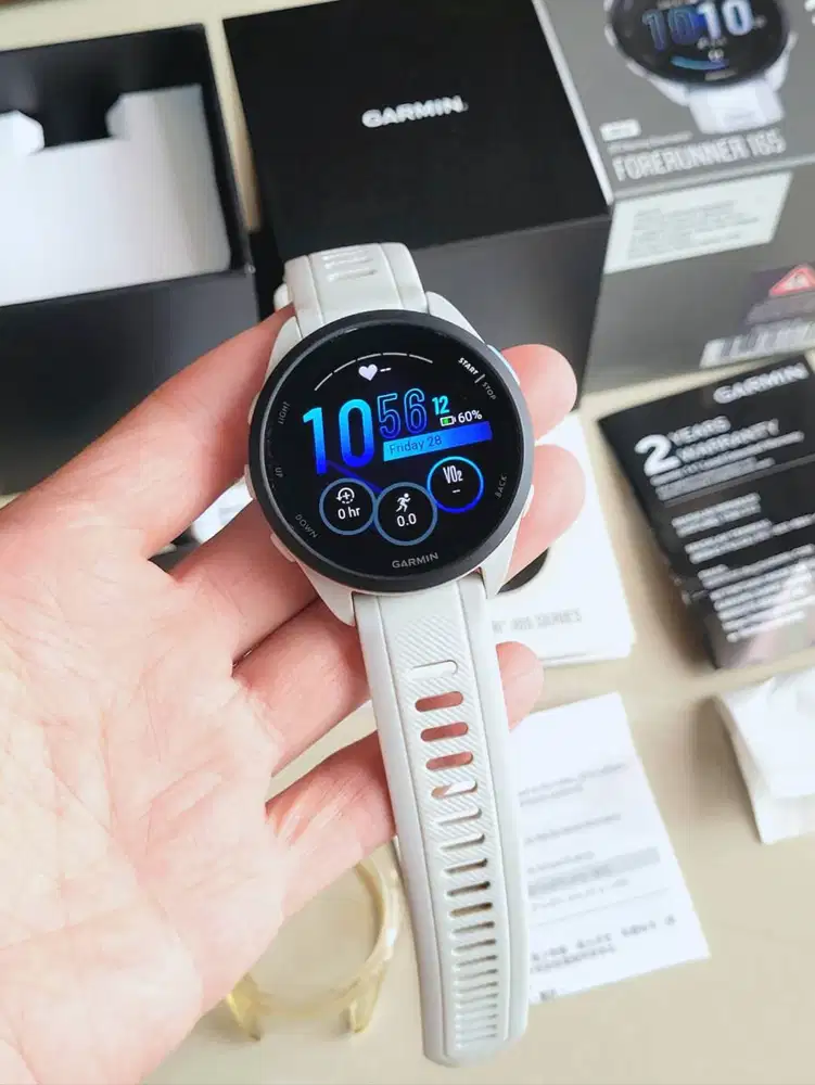 Garmin Forerunner 165 Garansi Resmi TAM Second Bekas Mulus Fullset Ori