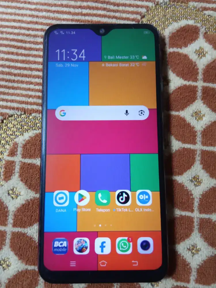 Vivo Y12 Burgundy red