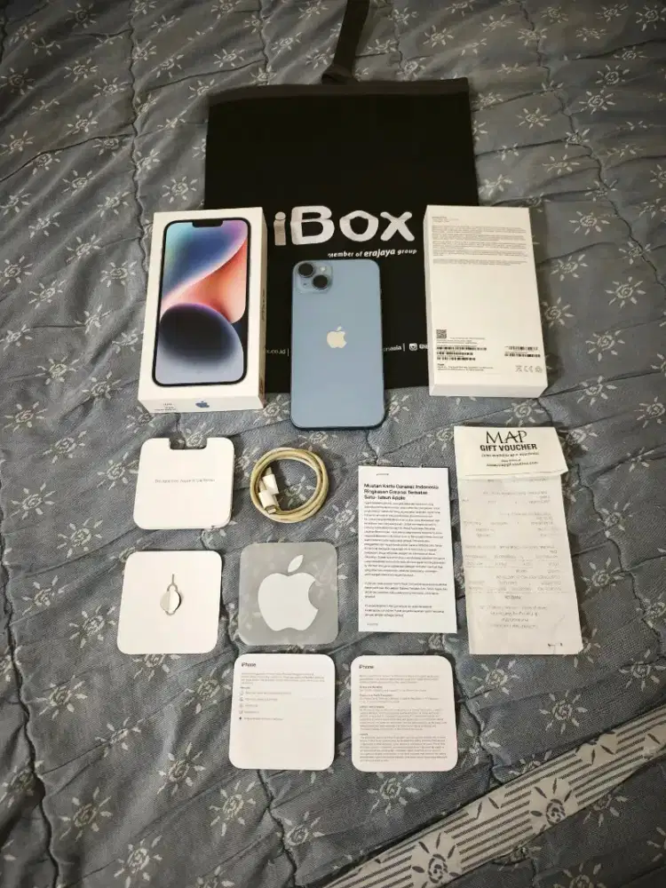 Iphone 14 Plus 128gb IBOX Digimap resmi Fullset original mulus terawat