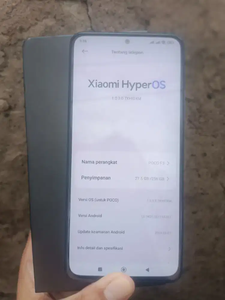 Jual POCO F3 8/256 GB Fullset Garansi Resmi