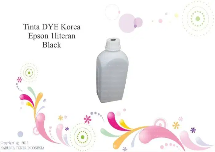 Tinta DYE Korea Epson 1literan Black Murah