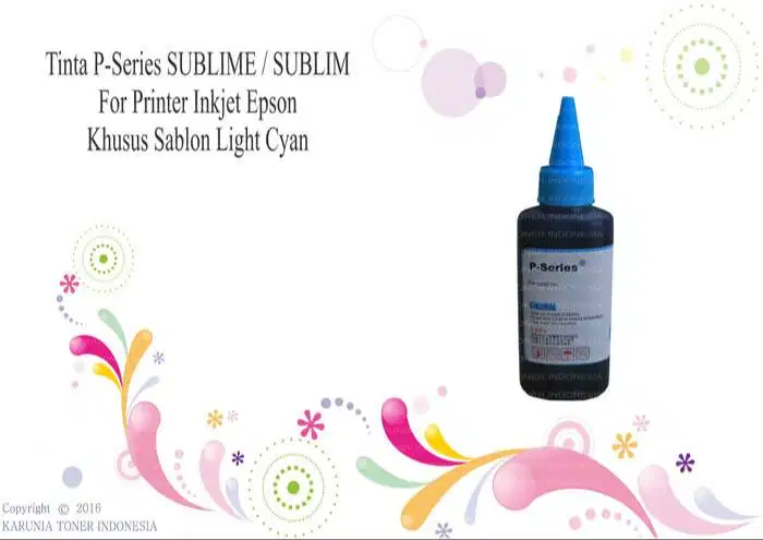 Tinta P-Series SUBLIME / SUBLIM 100ml Light Cyan Berkualitas