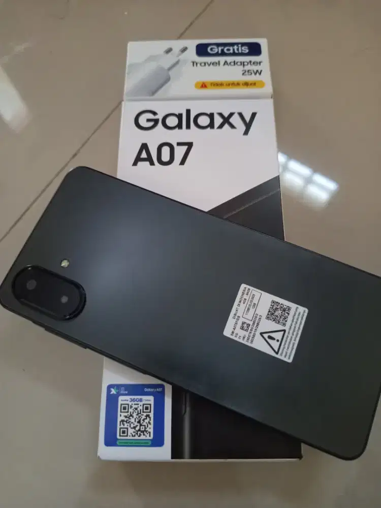 Samsung galaxy A07 4/64 hitam