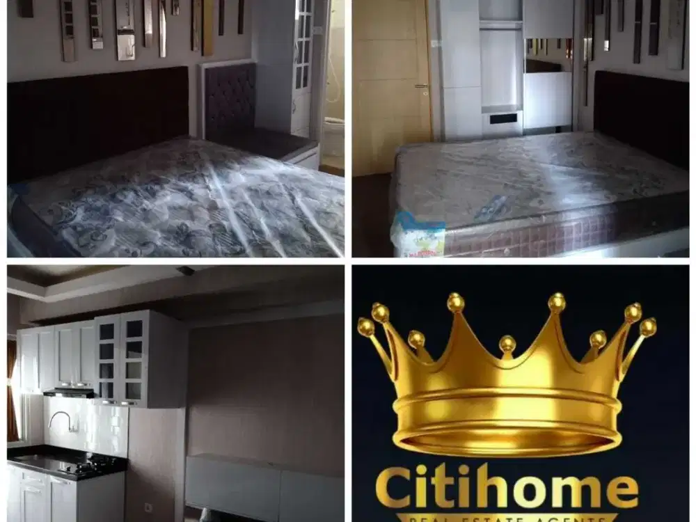 Menyewakan apartemen educity 1br bulanan bycitihome