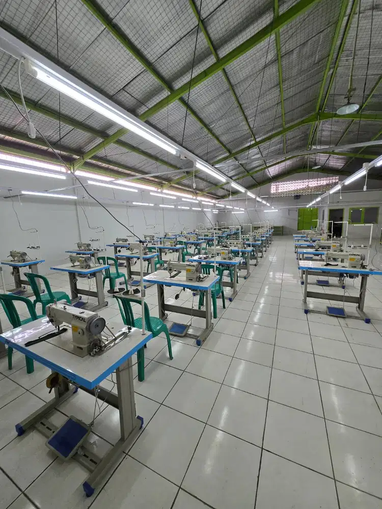 Dijual Gudang siap pakai untuk konveksi atau Gudang