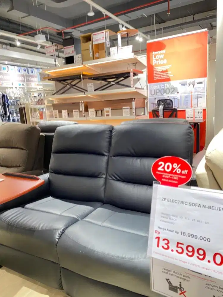 SOFA ELEKTRIK JEPANG DISKON 3JT