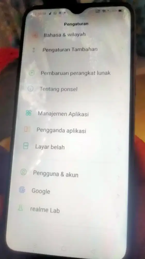 Realm 5i ram 4/64gb min. Kamera dpn & lcd.