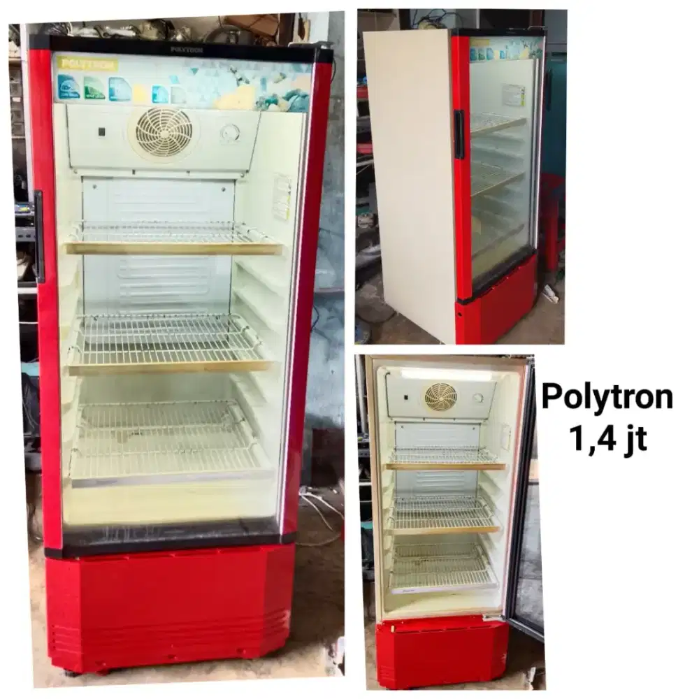 showcase polytron 31kg bekas bergaransi