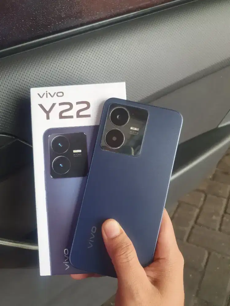 Vivo y22 Ram 4/128 lengkap