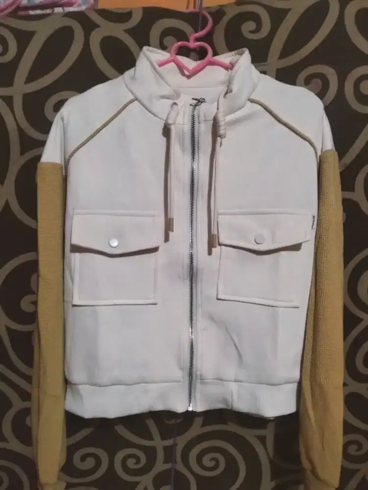 hoodie Zipper model two tone