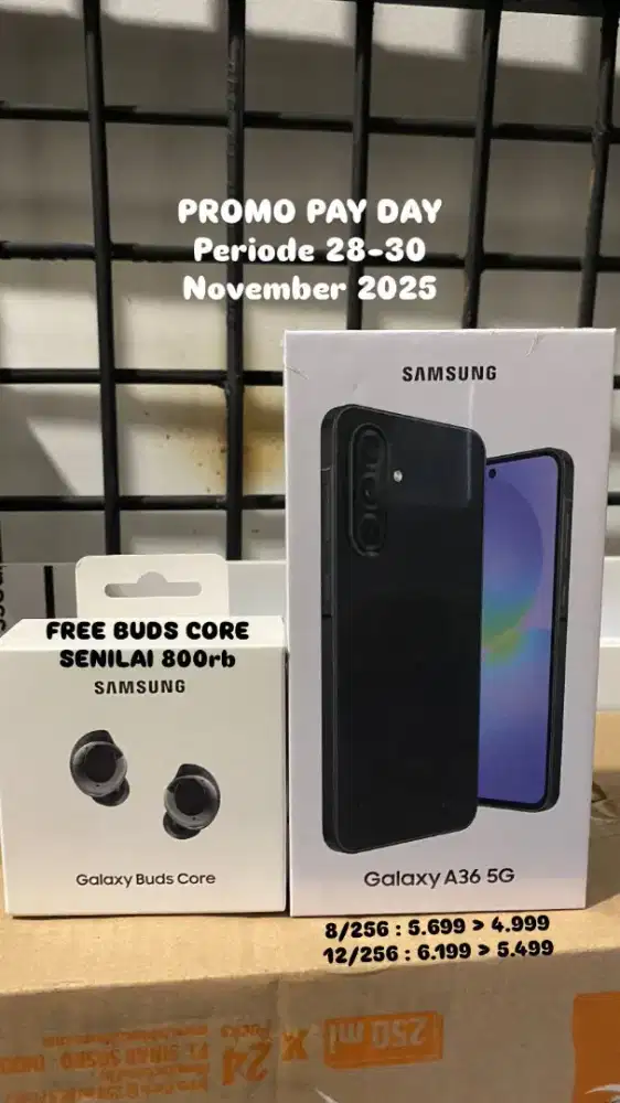 SAMSUNG A36 FREE BUDS CORE