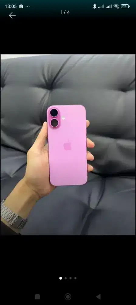 Di cari HP iphone 16 pink basic