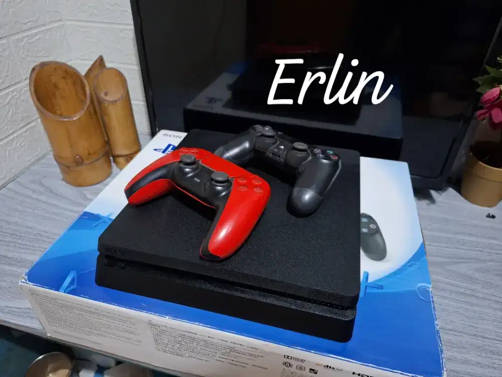 PS4 SLIM 500GB SERI 21 TERBARU FULLGAME
