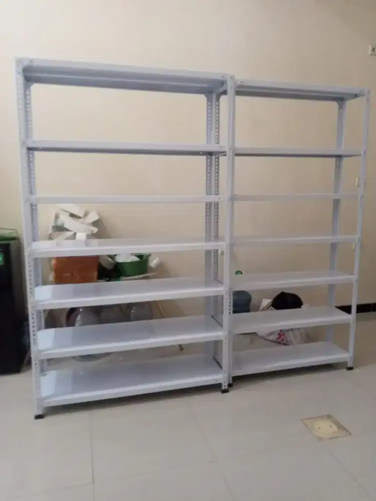 Rak buku rak serbaguna rak besi