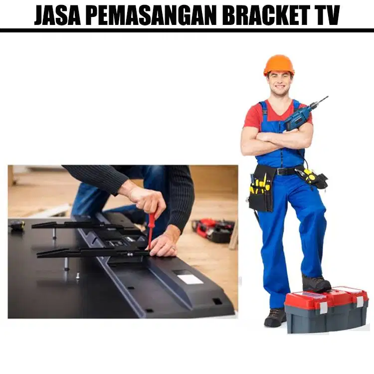 Jasa Pasang Bracket Breket Braket TV