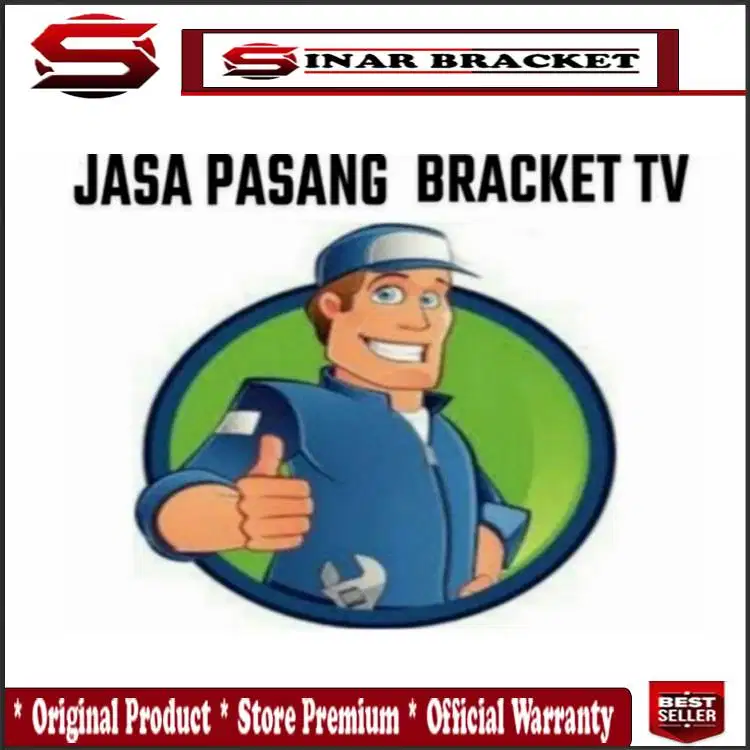 Jasa Pasang Braket TV Standar/Tilt & Swivel untuk Semua Merk TV