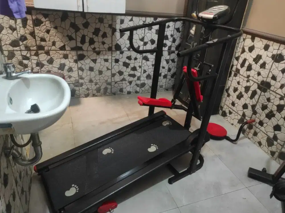 Treadmill tredmil treadmil manual bekas rasa baru jarang dipakai
