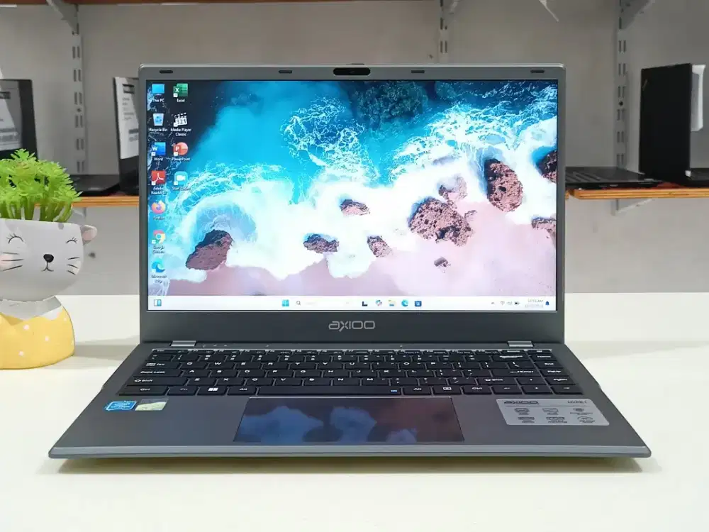 Laptop murah Axioo hype 1, Intel Celeron N4020 Ram 4 GB, Normal mulus