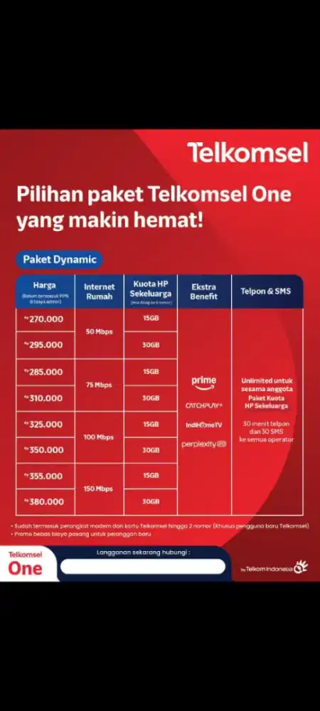 Promo internet rumah