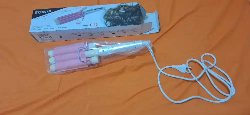 Catok Gelombang Pink Sonar F13 Bekas, Jarang Pakai!