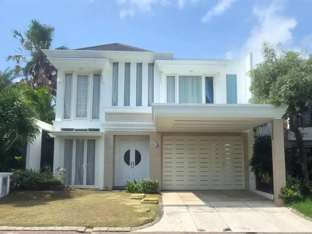 RUMAH PAKUWON CITY PALM BEACH MINIMALIS SIAP HUNI SEMI FURNISH