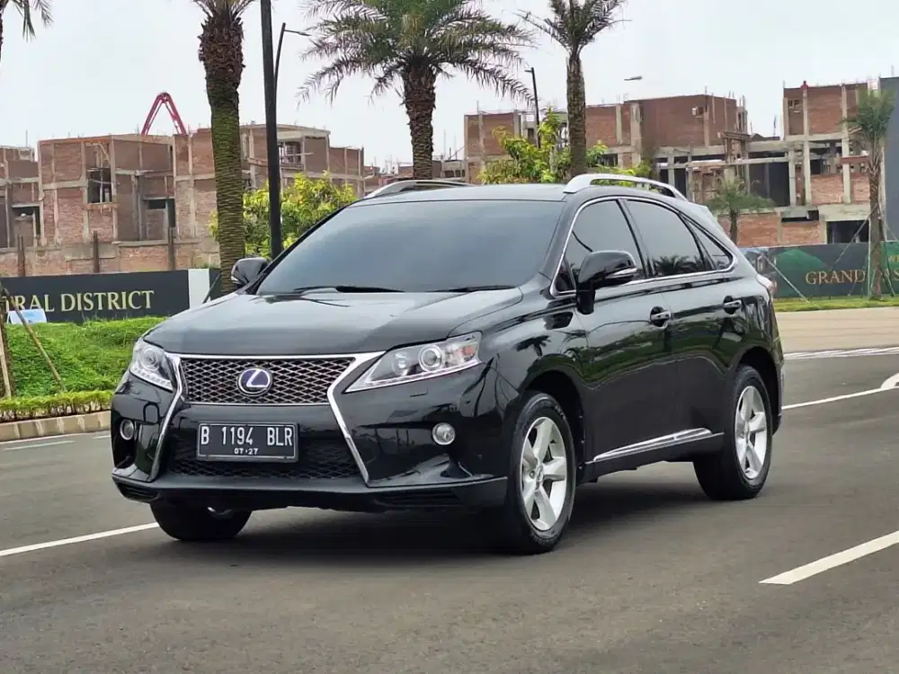 Toyota Lexus Rx 270 Automatic 2012 Bensin Hitam Metalik
