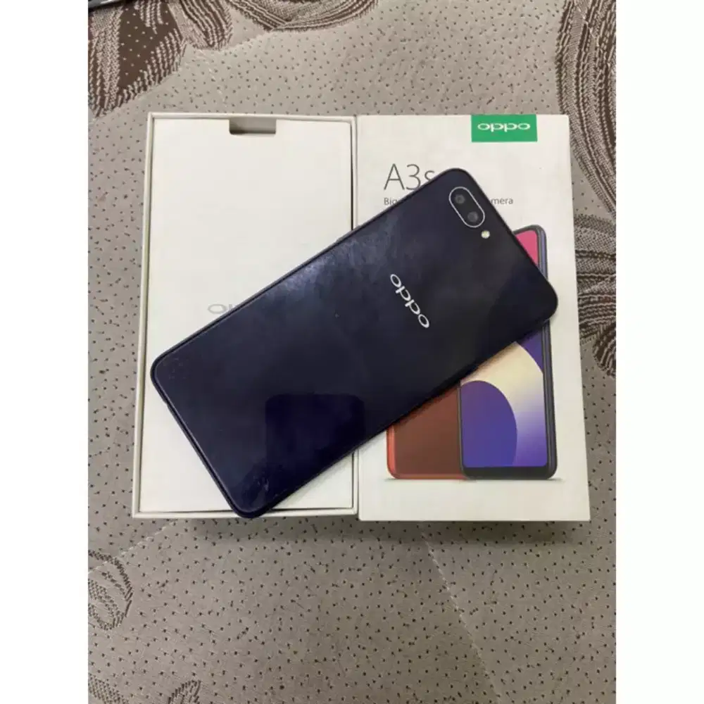 Jual hp Oppo a3s minus pemaikan dukbuok ada