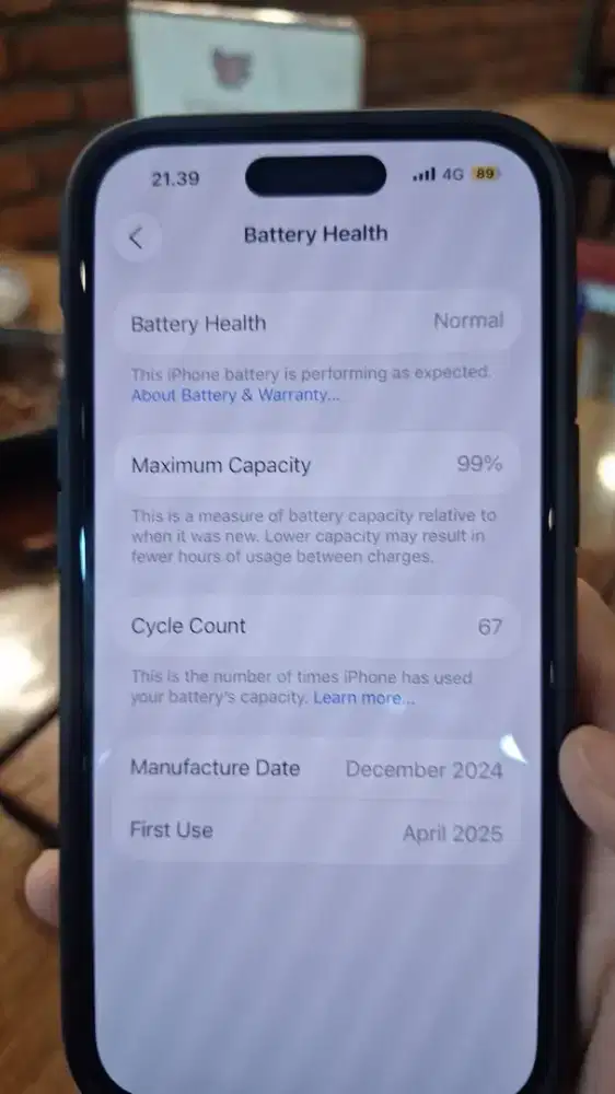 Iphone 15 128gb SA/A blibli black